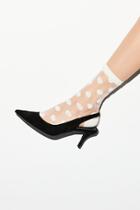 Polka Dot Sheer Anklet By Free People
